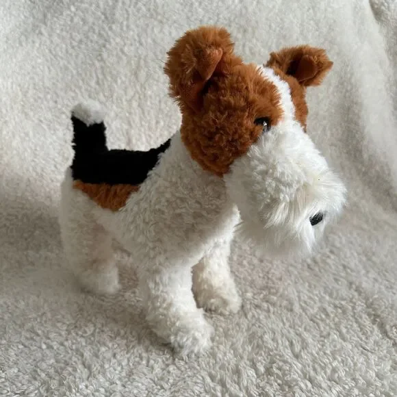 Jellycat Hector Fox Terrier Airedale Dog 11” Realistic Plush Toy Stuffed  Animal